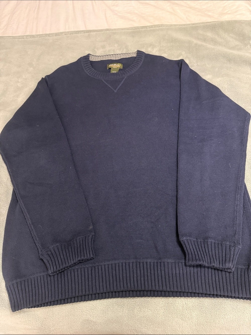 Eddie Bauer Dark Navy Crewneck Pullover
